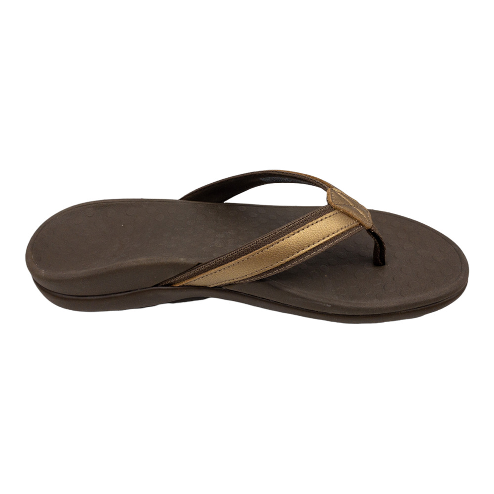 Vionic Tide II Toe Post Sandal Women's 10 Bronze Metallic Arch Support NWB - Picture 3 of 10